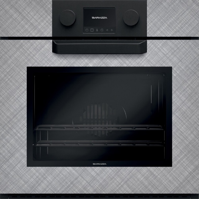 Cuptor incorporabil multifunctional BARAZZA 1FEVTP, 60cm, 65l, display touch screen, finisaj inox texturat