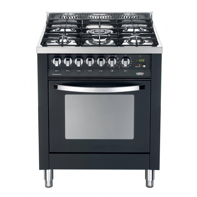 Aragaz Lofra Rainbow PR76GVT/CI, gaz, 70x60cm, 5 arzatoare, grill electric, timer, aprindere electronica, rosu