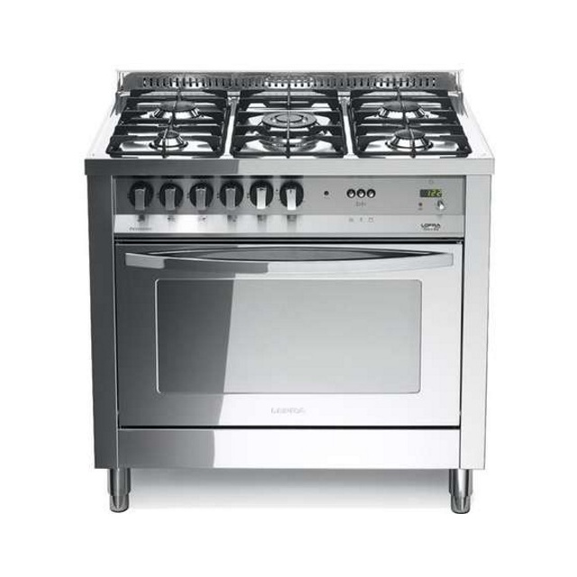 Aragaz Lofra Rainbow PRG86GVT/CI, gaz, 80x60cm, 5 arzatoare, grill electric, timer, aprindere electronica, rosu