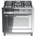 Aragaz Lofra Rainbow PLG86GVT/C, gaz, 80x60cm, 5 arzatoare, grill electric, timer, aprindere electronica, inox