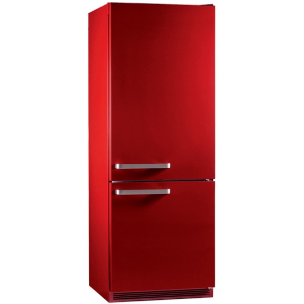 Combina frigorifica SWiSS INOX 6SWIN316FRE, Clasa A+, 316 litri, Latime 60 cm, Rosu