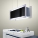 Hota design Baraldi Surf 01SUR090BL70, 90 cm, 700 m3/h, sticla neagra