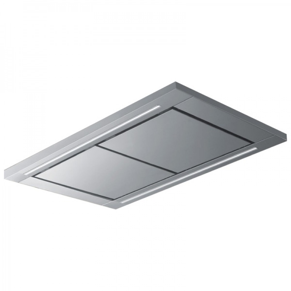 Hota de tavan incorporabila Baraldi Gea Inox 01GEA090ST, 90 cm, motor Kube 900 m3/h, inox