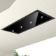 Hota de tavan incorporabila Baraldi Gea flat B&W 01GEAFL090BLSP, 90 cm, motor Kube 900 m3/h, Negru