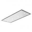 Hota de tavan incorporabila Baraldi Gea flat BW 01GEAFL120WHSP, 120 cm, motor Kube 900 m3/h, Alb