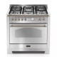 Aragaz Lofra Dolcevita RSG96GVGT/CI, 90x60 cm, gaz, 5 arzatoare, grill, aprindere electronica, timer, inox