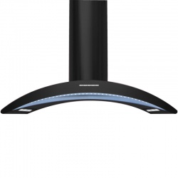 Hota design Baraldi Surf 01SUR090BL70, 90 cm, 700 m3/h, sticla neagra